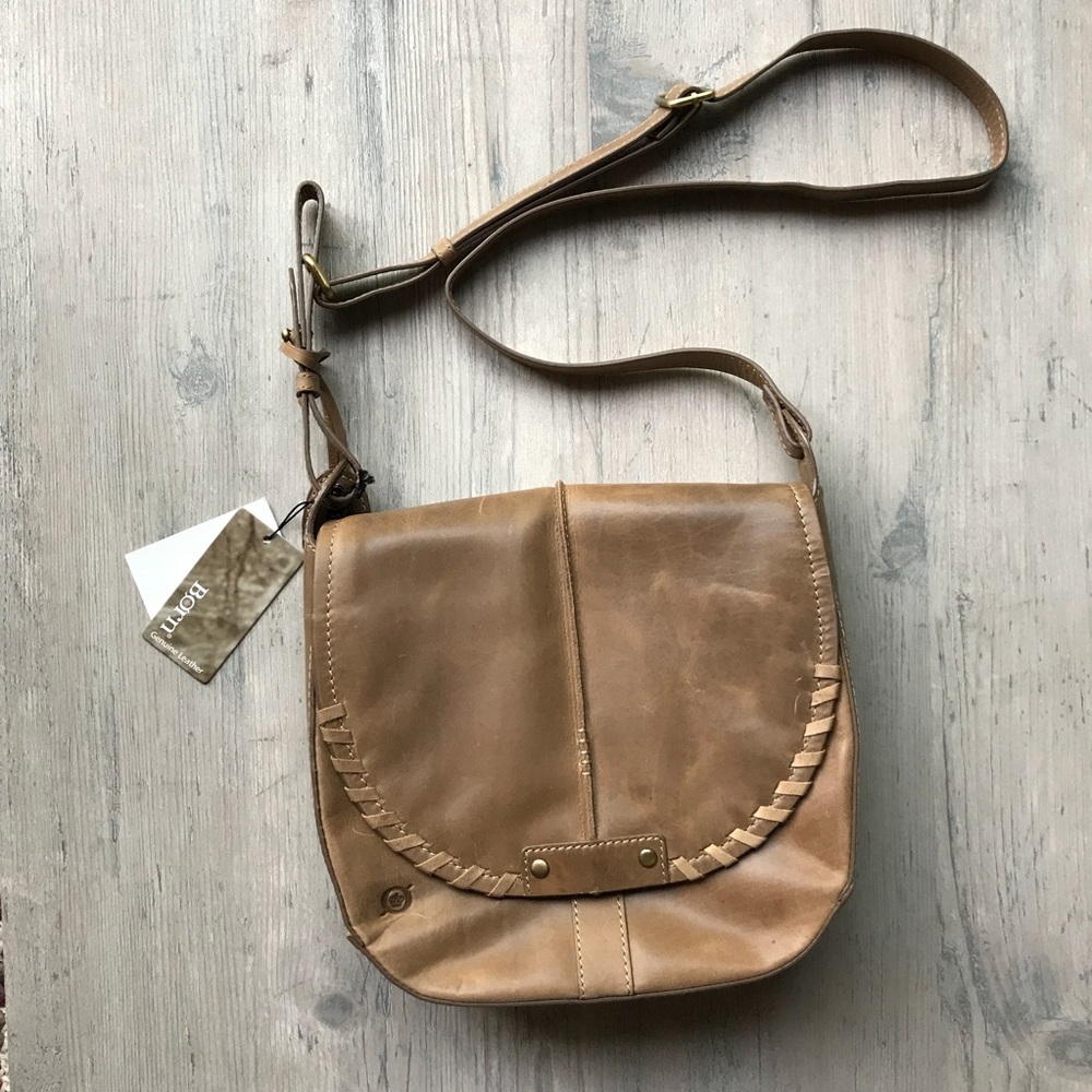 BORN: Bronco Crossbody: Genuine Leather